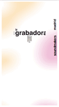 Mobile Screenshot of lagrabadora.com